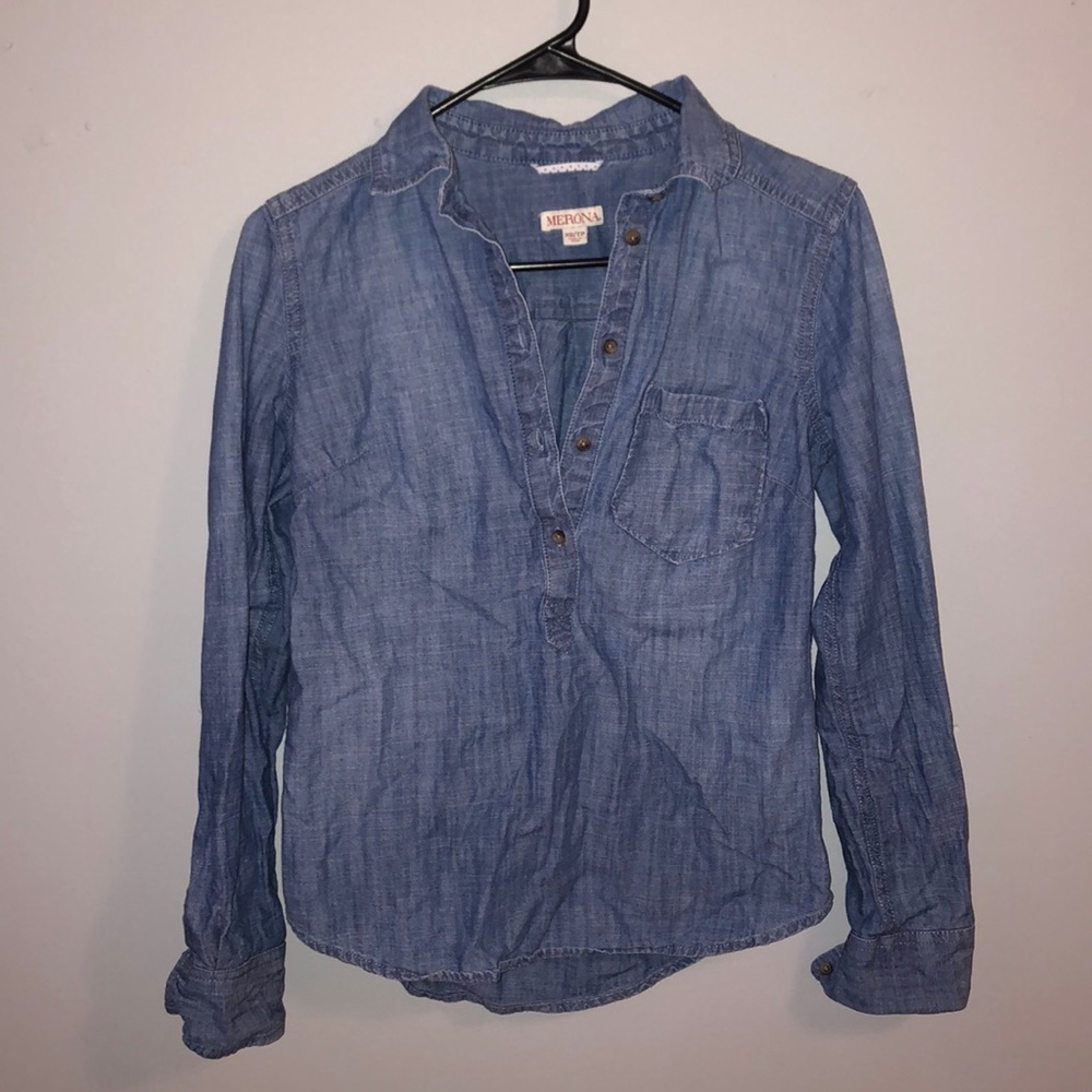 Merona Demin top